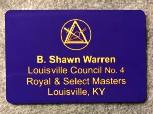 Custom Royal Select Master Name Badge