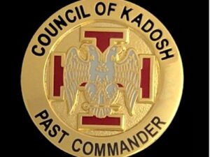 Past Commander Council Kadosh Lapel Pin
