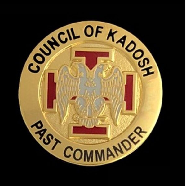 Past Commander Council Kadosh Lapel Pin