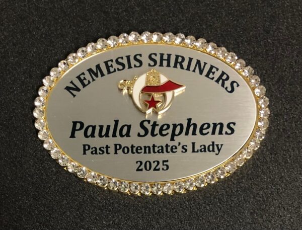 Shrine Divan Lady Name Badge