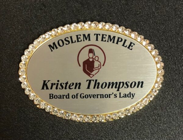 Shrine Divan Lady Name Badge