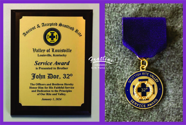 Scottish Rite Valley Service Award