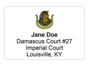 Daughters of Imperial Court Name Badge Tag