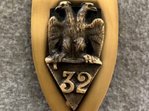 Scottish Rite Sword Belt Slide Front