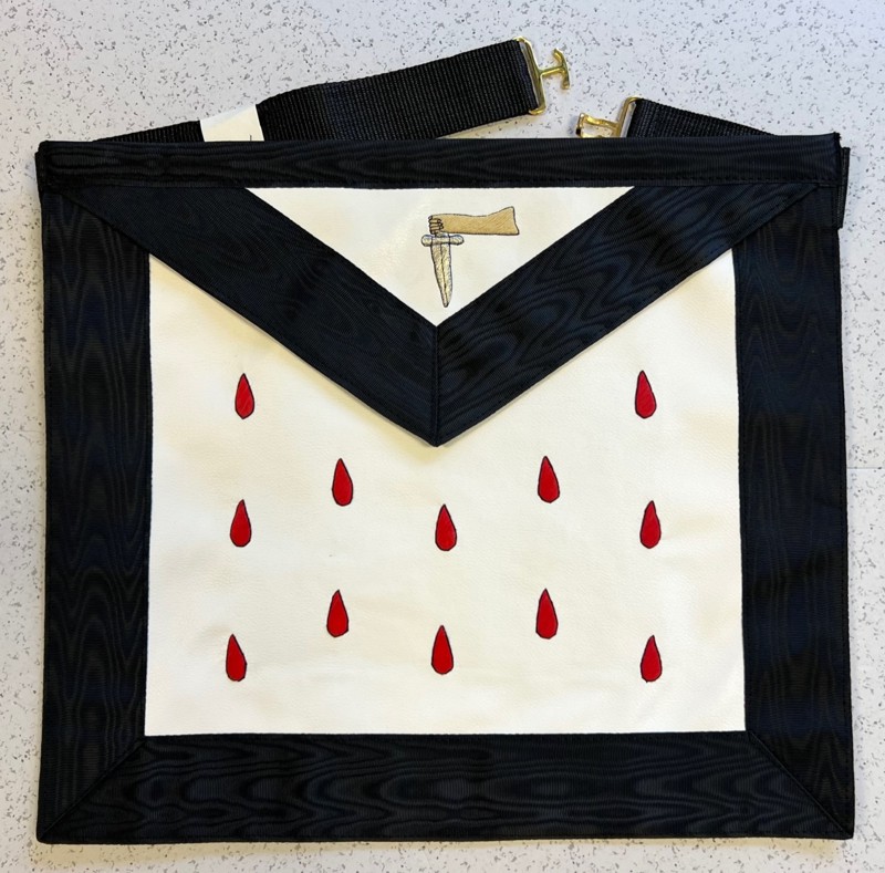 9th 10th Degrees Scottish Rite Apron Reversible