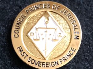 Past Sovereign Prince Lapel Pin