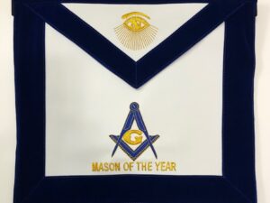 Mason of the Year Masonic Apron