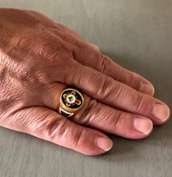 Knight Commander Court of Honour Ring Hand View