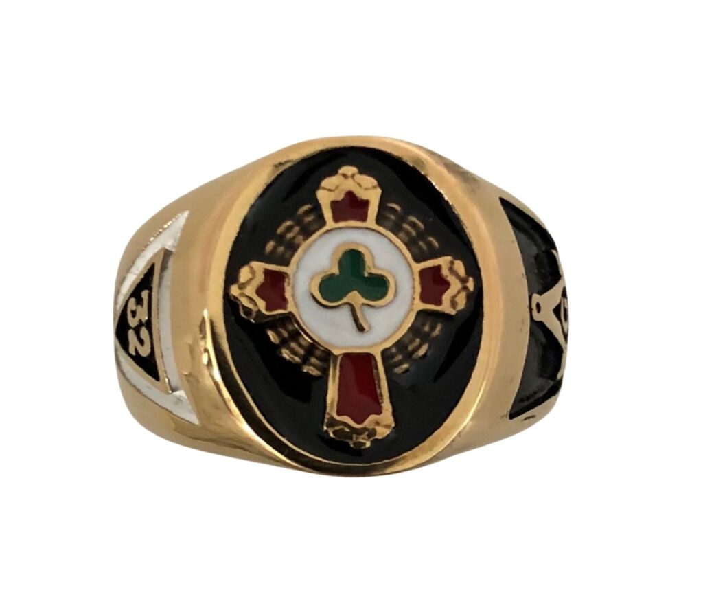 Knight Commander Court of Honour RIng Top View