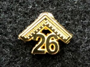Masonic Master's Lapel Pin for 2026