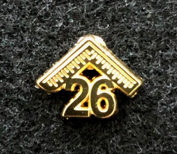 Masonic Master's Lapel Pin for 2026