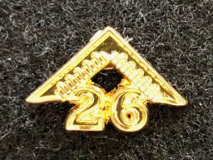 Masonic Master's Lapel Pin for 2026