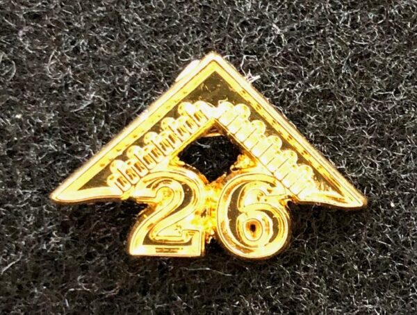 Masonic Master's Lapel Pin for 2026