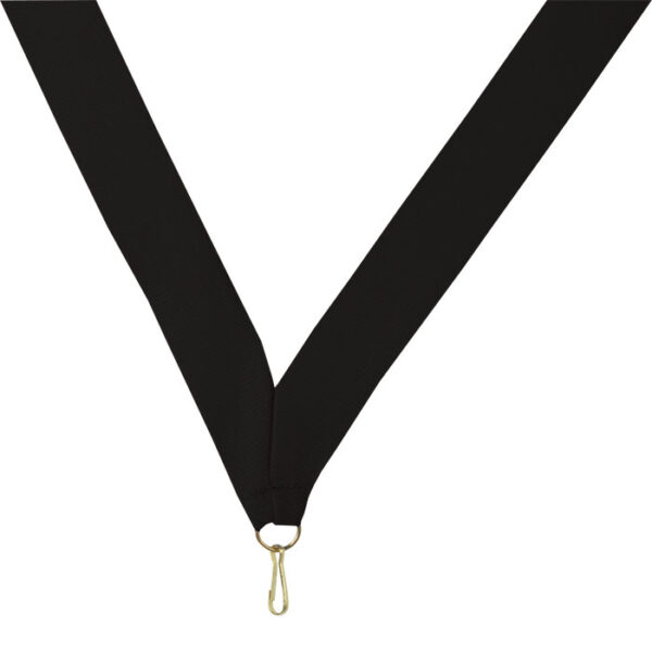 7/8" Wide Award Ribbon in Black