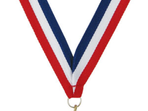 7/8" Wide Award Ribbon in Red, White, Blue