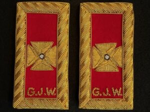 Knights Templar Grand Junior Warden Shoulder Boards