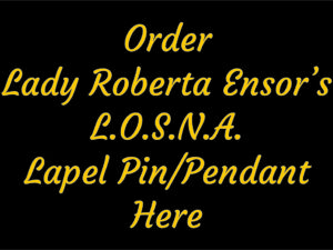 Lady Roberta Ensor's Lapel Pin/Pendant (25 pieces)