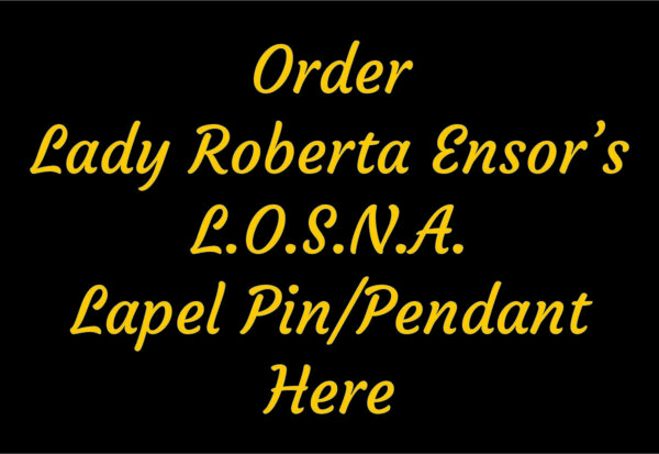 Lady Roberta Ensor's Lapel Pin/Pendant (25 pieces)