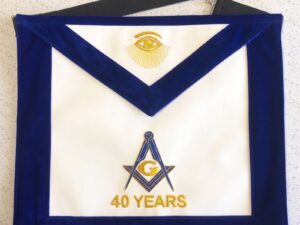 Masonic 40 Year Apron