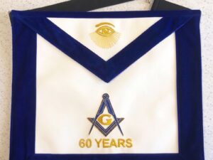 Masonic 60 Year Apron