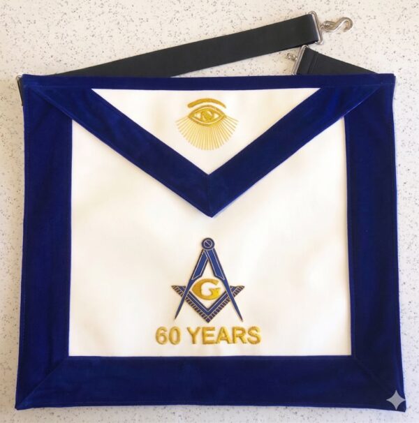 Masonic 60 Year Apron
