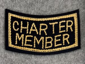 Grotto Charter Member Tassel Holder Gold