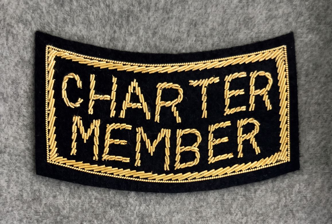 Grotto Charter Member Tassel Holder Gold